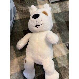 Kohl's Cares Snowy The Dog Stuffed Animal Tintin‎ White Plush 13 inch RK1319-2